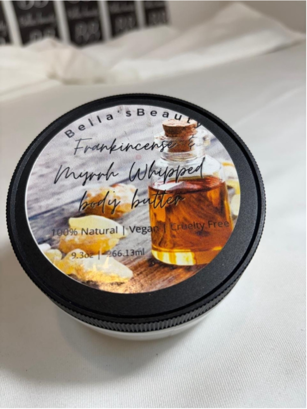 Frankincense Myrrh Whipped Body Butter Vegan 100% Natural 9.3oz #V32P x6